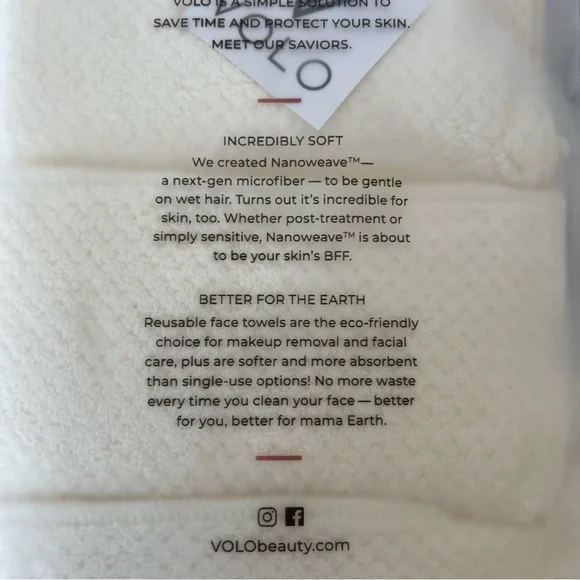 Volo Beauty Hero Face Towels, 3 pack - Picture 4 of 6